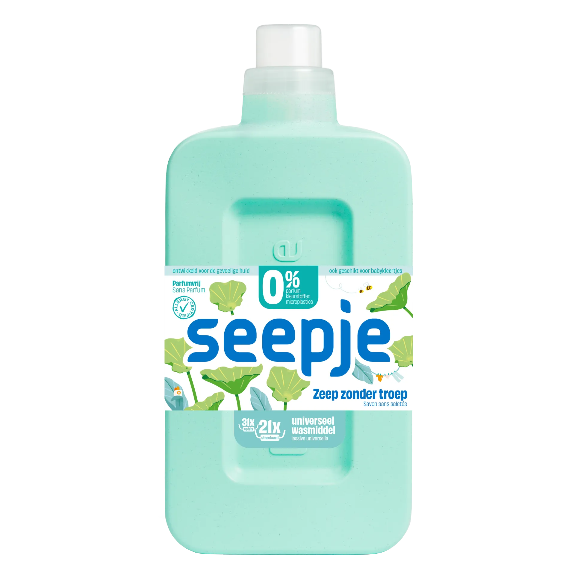 Seepje Wasmiddel Parfumvrij (945 ml)