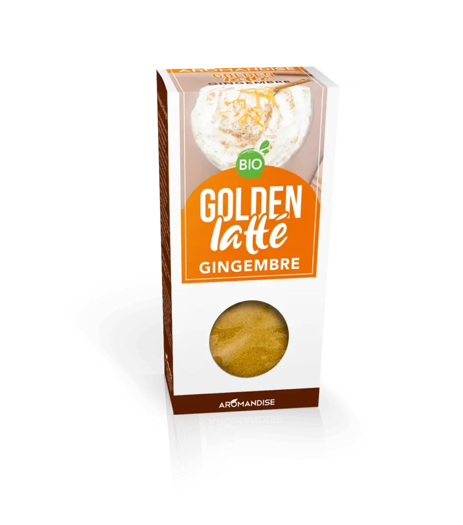 Aromandise Latté Gember Kurkuma Bio (60 gr)