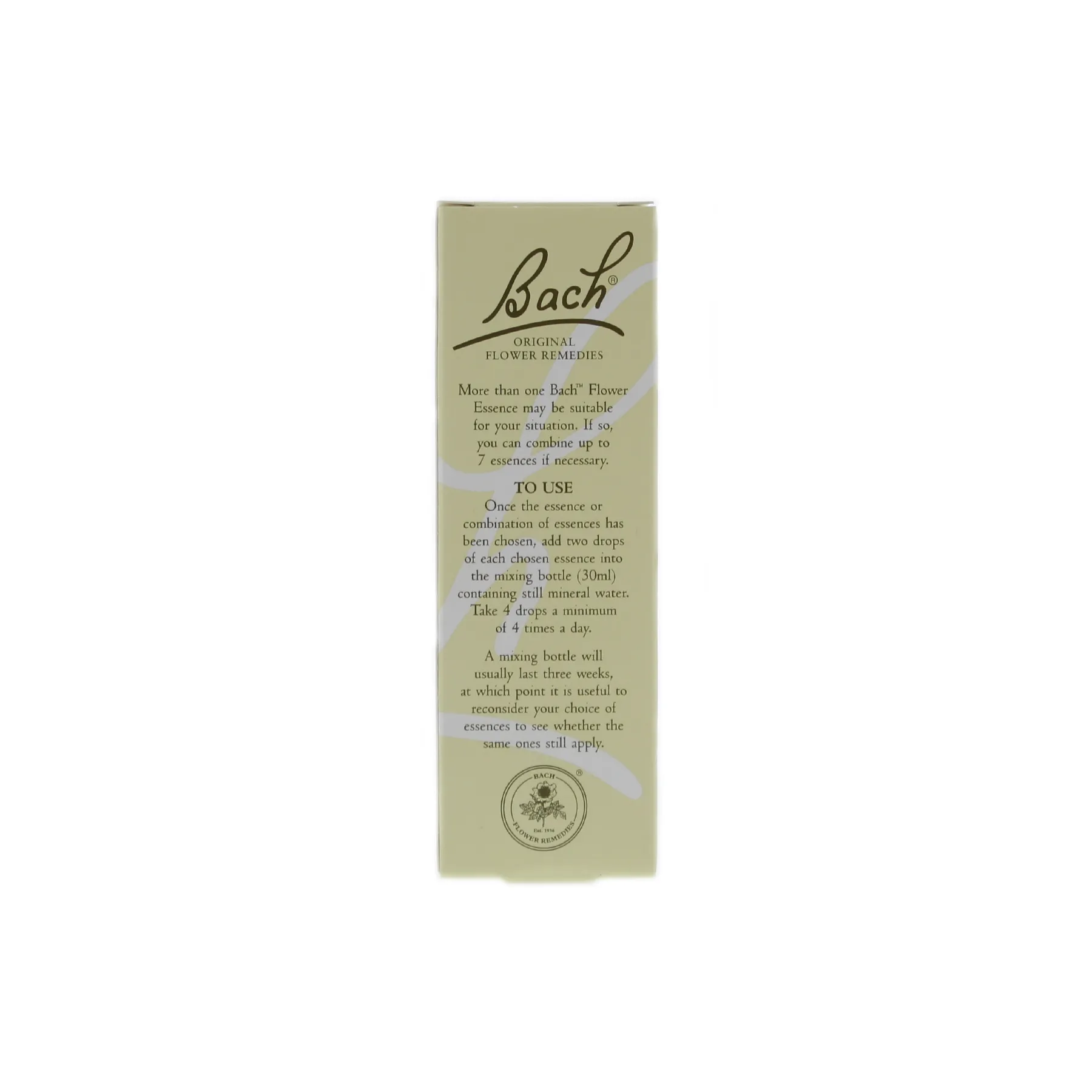 Bach 1 Mengflesje (+doosje) (30 ml)