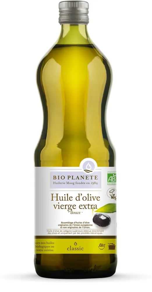 Bio Planète Olijfolie Mild Extra Vierge Bio (1000 ml)