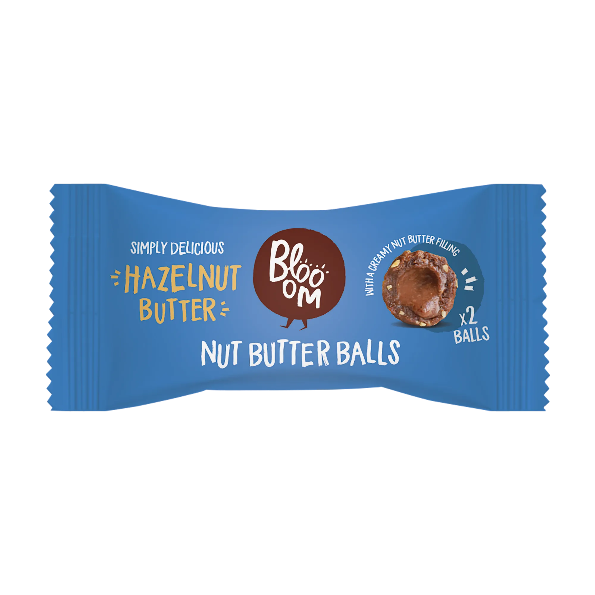 Blooom Notenboter Balletjes Hazelnoot Cacao met Romig Hart Bio (36 gr)