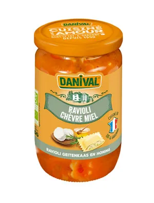 Danival Ravioli met Geitenkaas & Honing Bio (670 gr)
