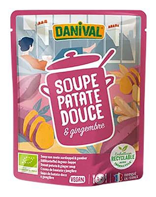 Danival Zoete Aardappelsoep met Gember Bio (500 ml)