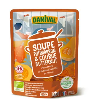 Danival Pompoen en Butternutsoep Bio (500 ml)