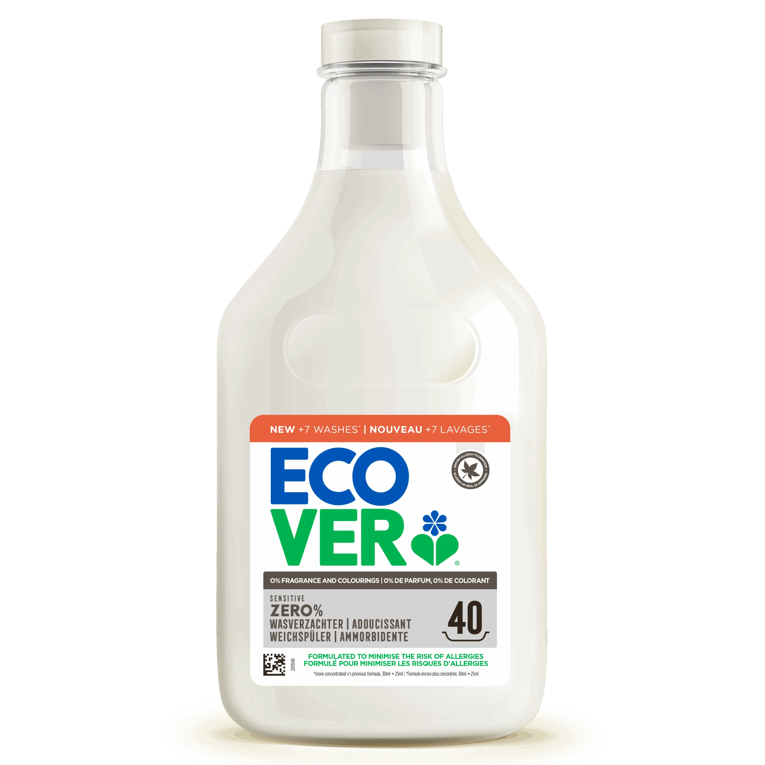 Ecover Wasverzachter Concentrate Zero (1000 ml)