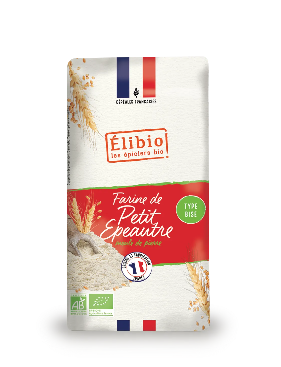 Elibio Élibio Kleine Speltmeel - Frankrijk Bio (1000 gr)