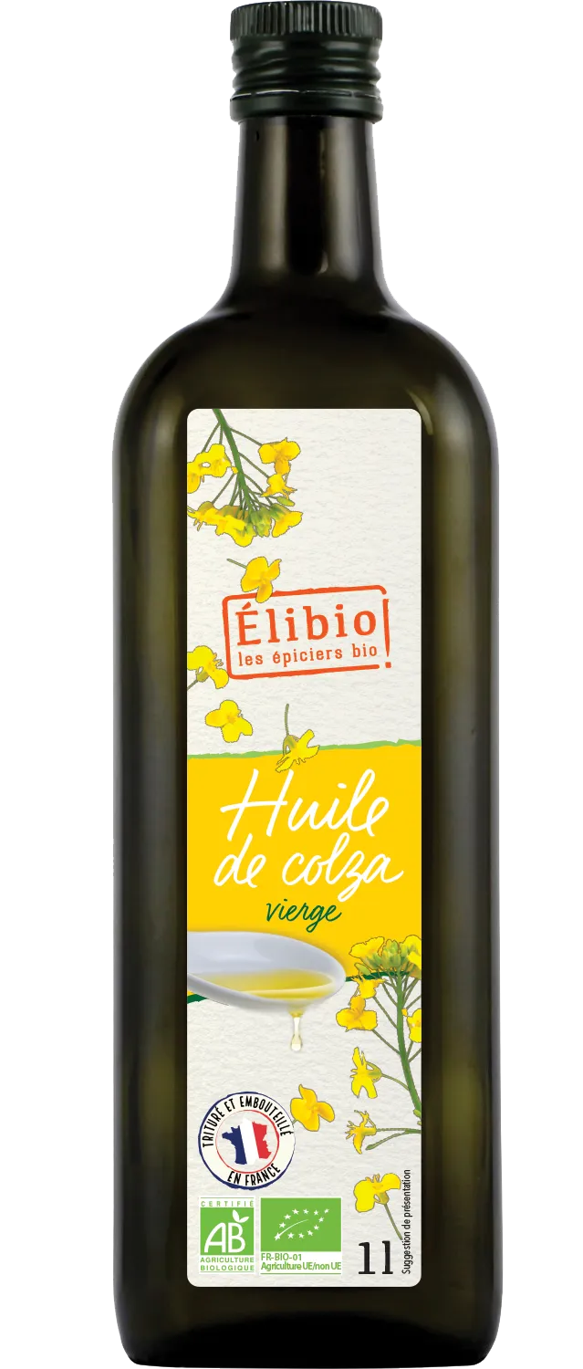 Elibio Élibio Koolzaad Olie Bio Frankrijk (1000 ml)
