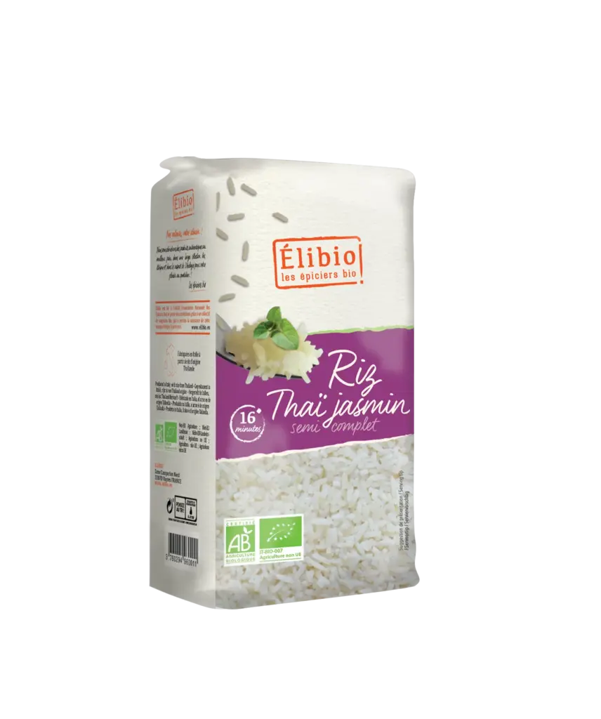 Elibio Élibio Rijst Halfvol Thai Bio (1000 gr)