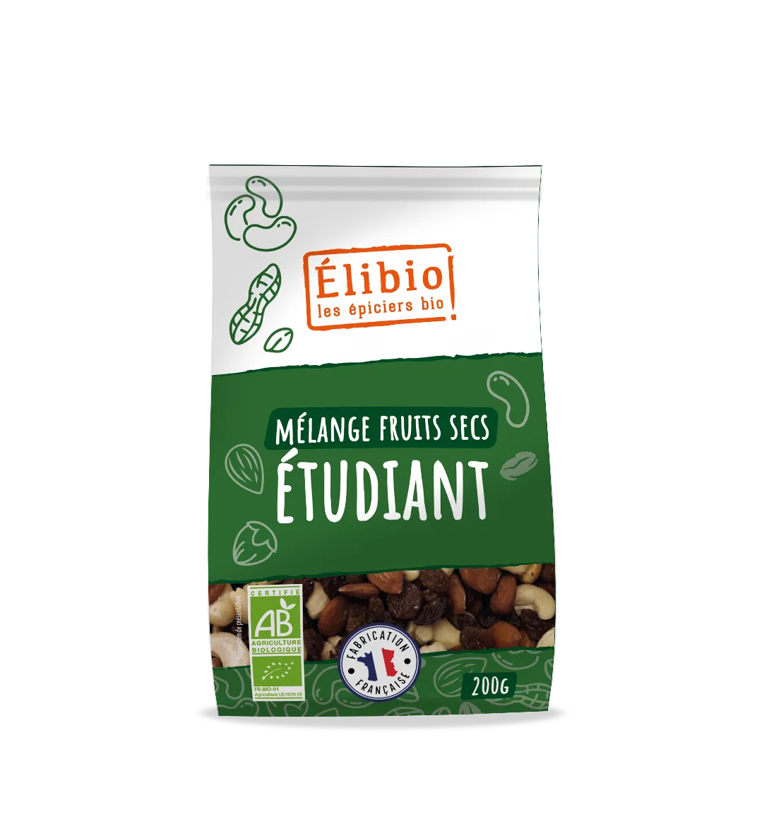 Elibio Élibio Studentenhaver Bio (200 gr)