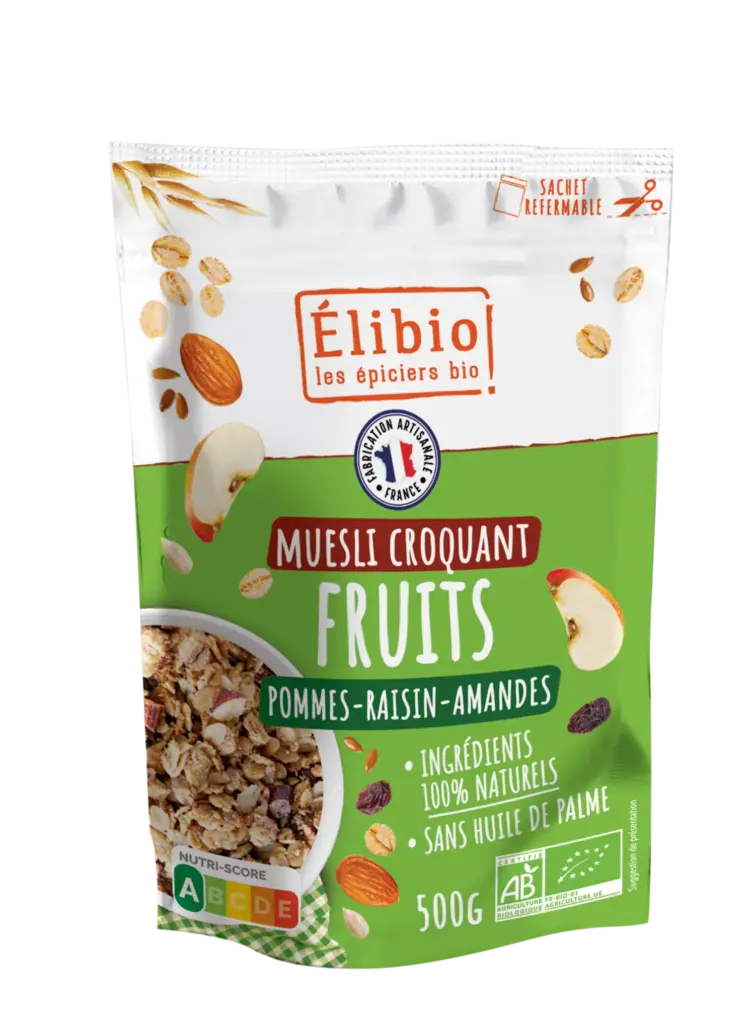 Elibio Élibio Krokante Fruit Muesli Bio (500 gr)
