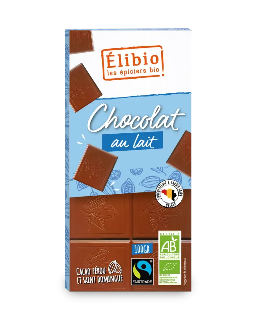 Elibio Élibio Melk Chocolade Tablet 42% Cacao Bio (100 gr)