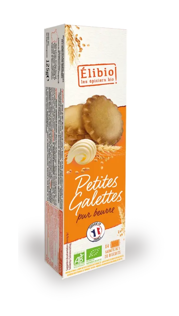 Elibio Élibio Boterkoekjes 4x5 Bio (125 gr)
