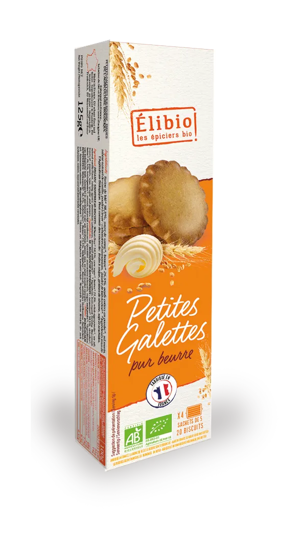 Elibio Élibio Boterkoekjes 4x5 Bio (125 gr)