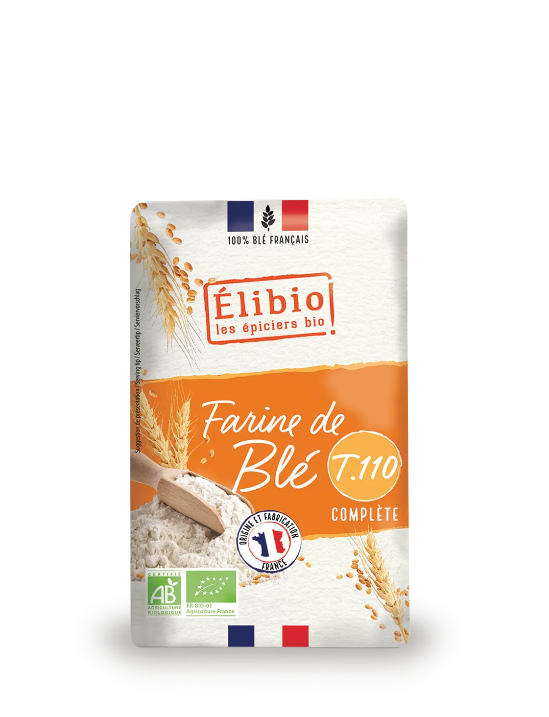 Elibio Élibio Tarwebloem - T110 Frankrijk Bio (1000 gr)