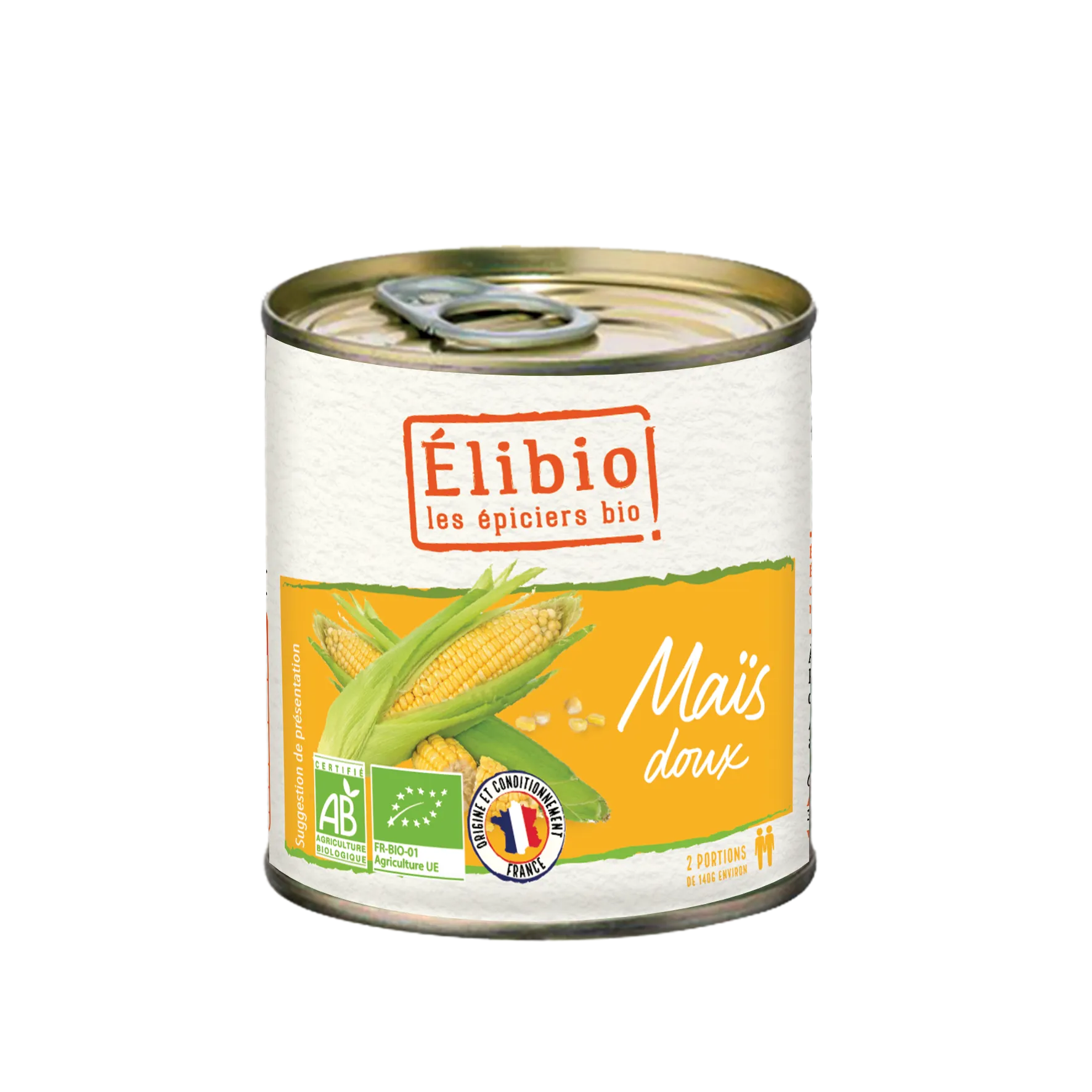 Elibio Élibio Zoete Maïs Frankrijk Bio (300 gr)