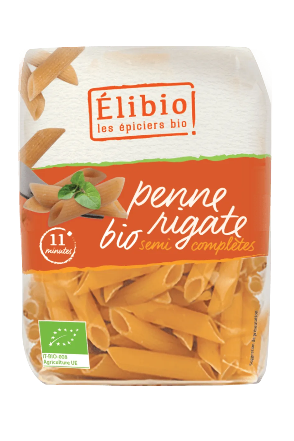 Elibio Élibio Penne Halfvolkoren Bio (500 gr)