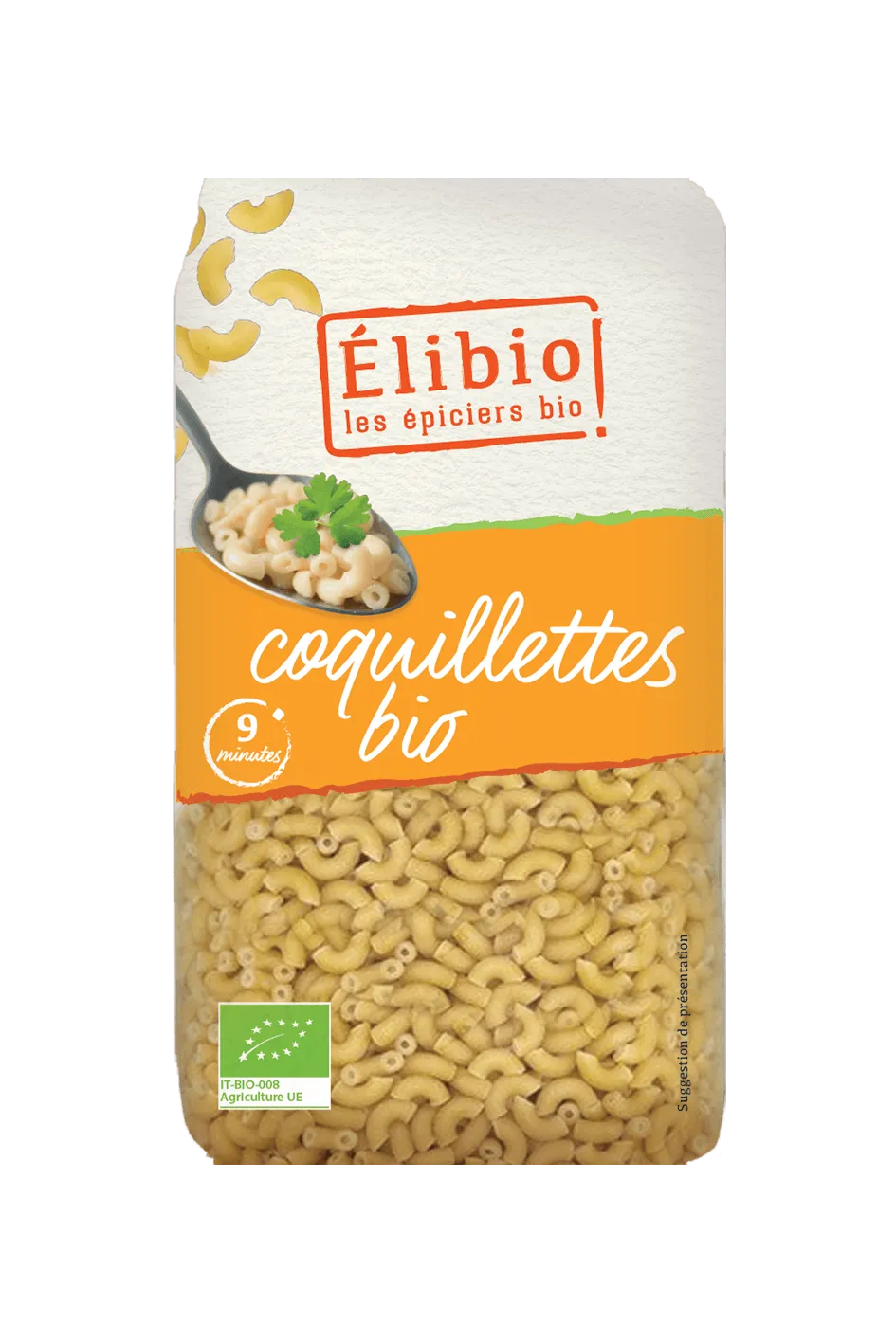 Elibio Élibio Schelpjespasta Wit Bio (500 gr)