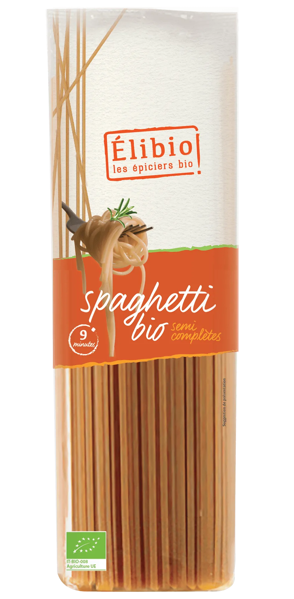 Elibio Élibio Spaghetti Halfvolkoren Bio (500 gr)