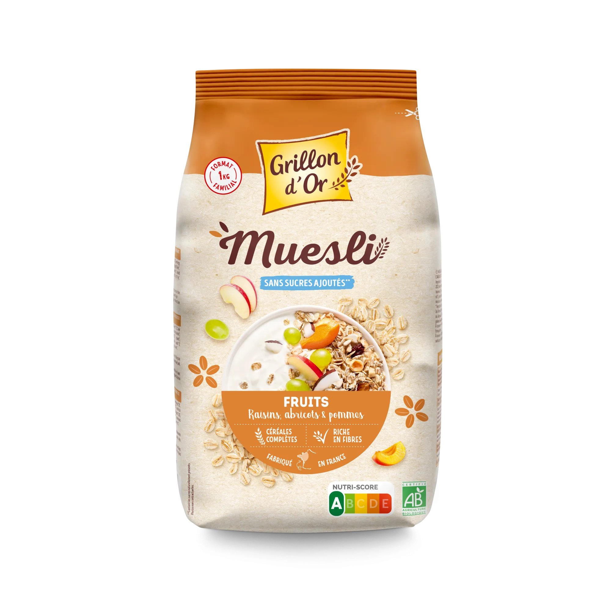 Grillon D'or Muesli met Fruit Bio (1000 gr)