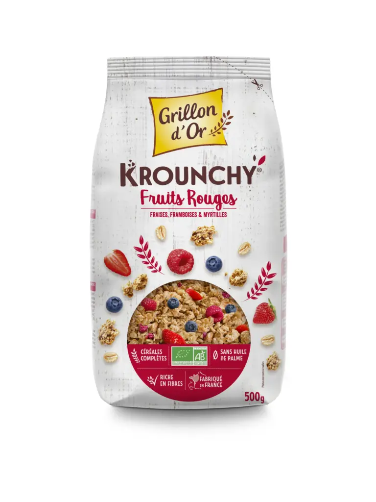 Grillon D'or Krounchy Rode Vruchten Bio (500 gr)