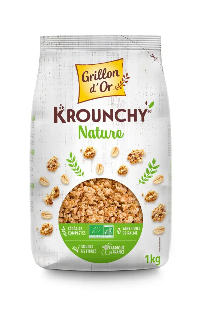 Grillon D'or Krounchy Natuur Familie Bio (1000 gr)