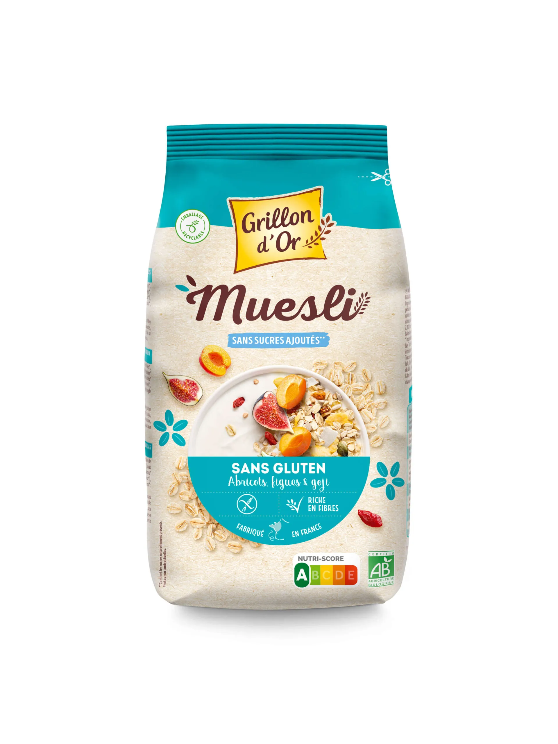 Grillon D'or Muesli zonder Gluten Bio (500 gr)