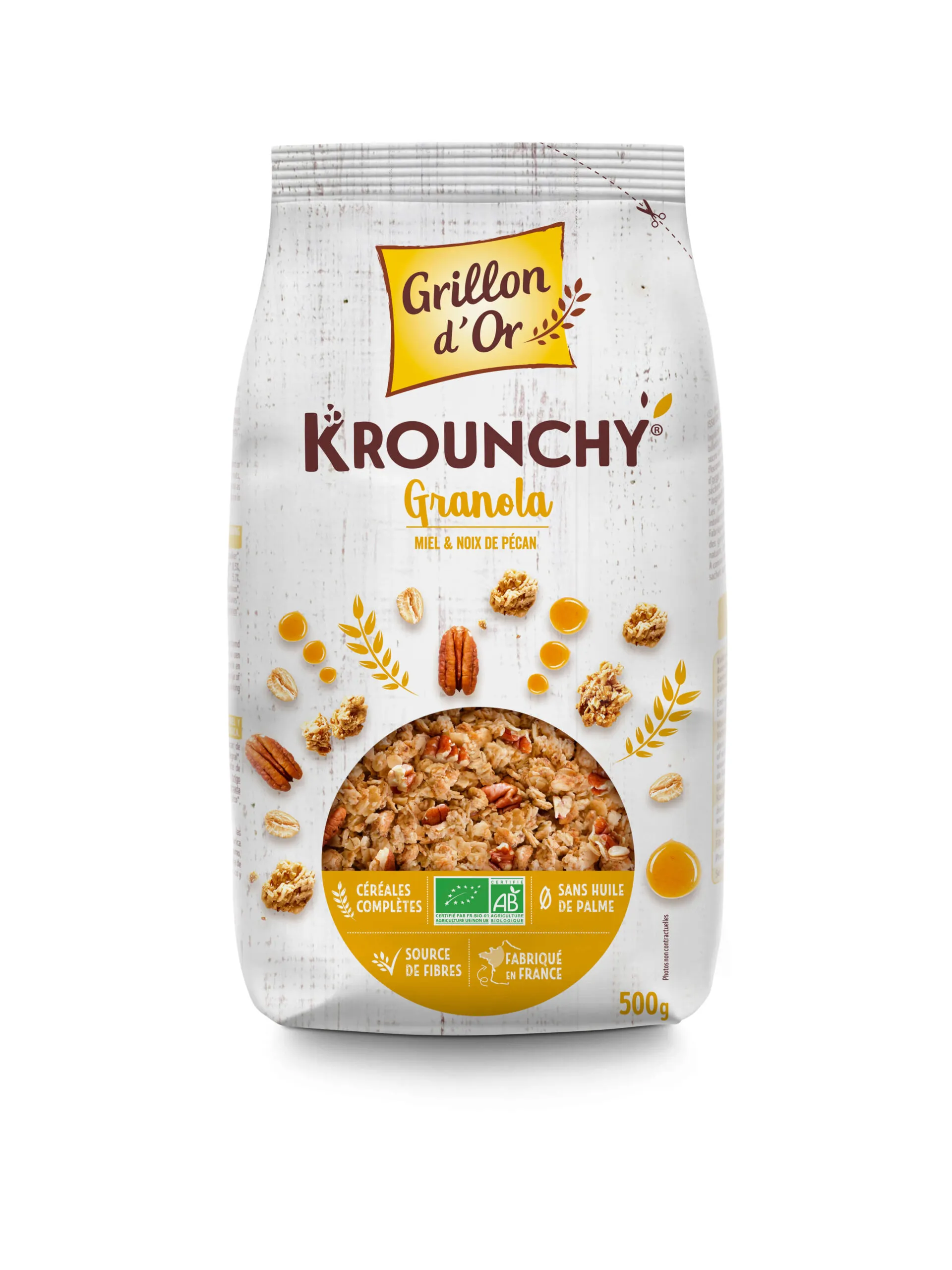 Grillon D'or Krounchy Granola Bio (500 gr)