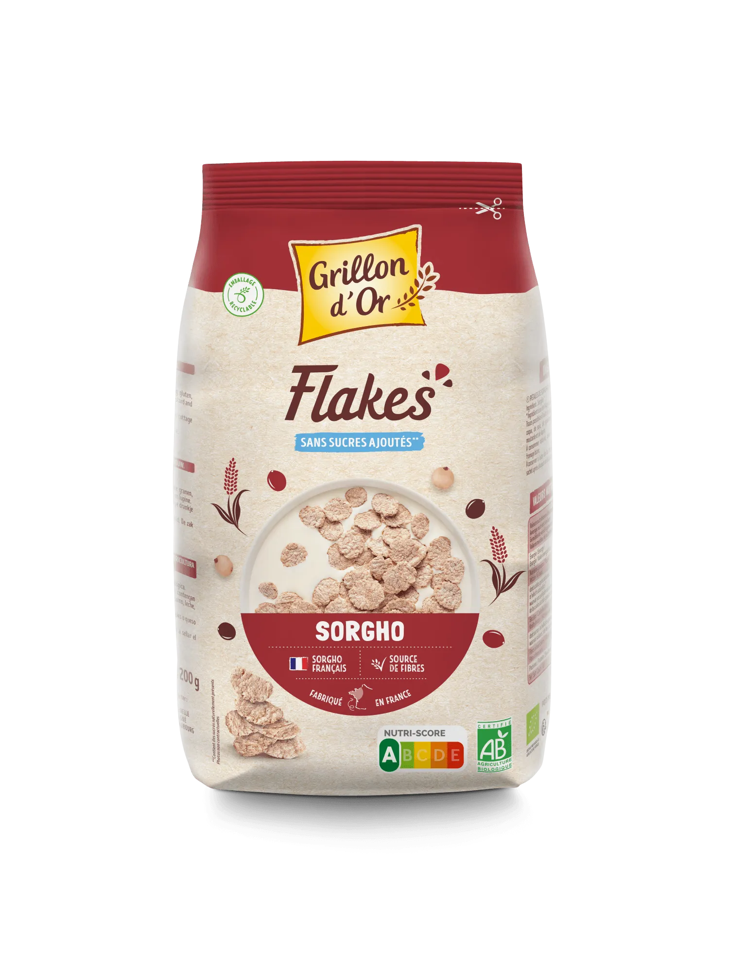 Grillon D'or Sorghum Flakes (200 gr)