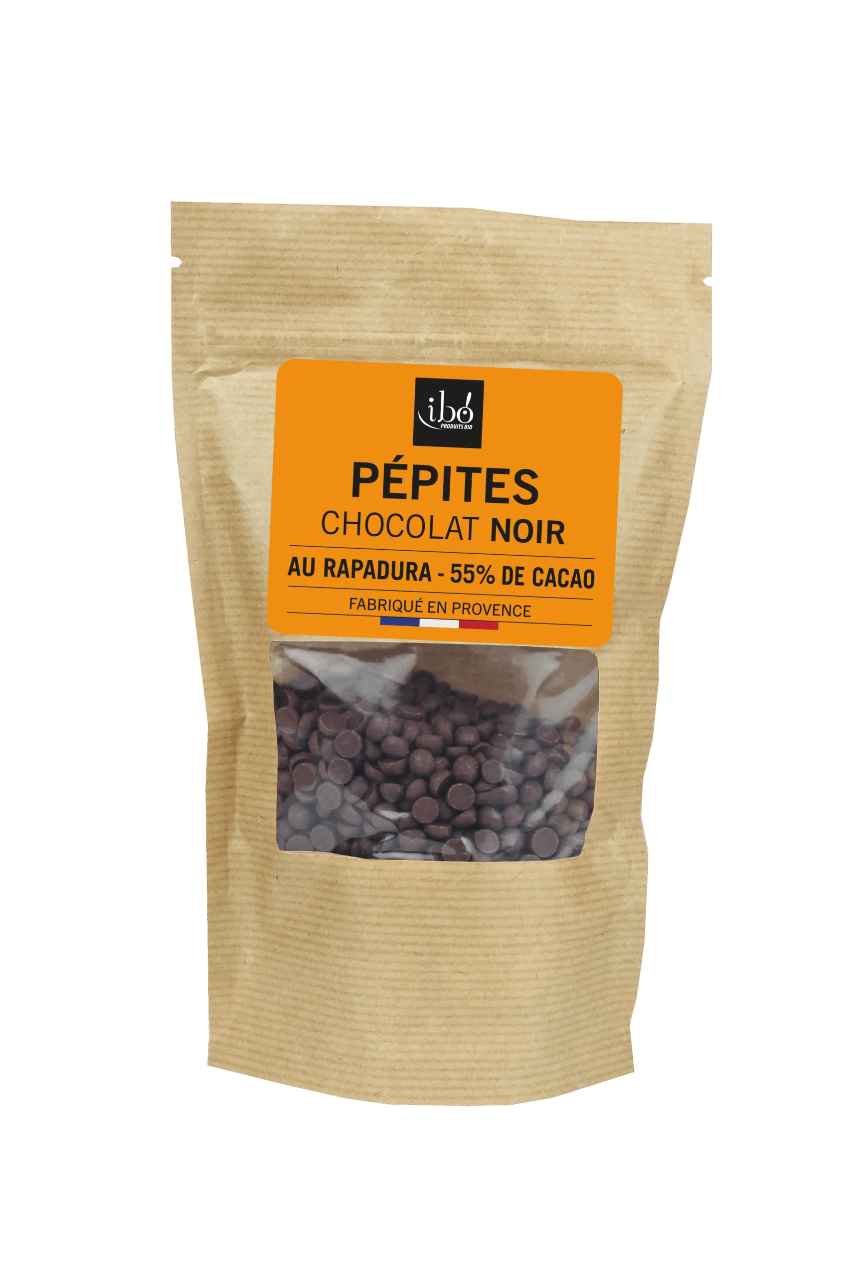 Ibo! Chocolade Druppels Puur Bio (150 gr)