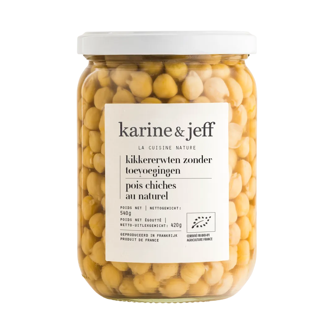 Karine & Jeff Bio Karine & Jeff Kikkererwten Naturel Bio (540 gr)