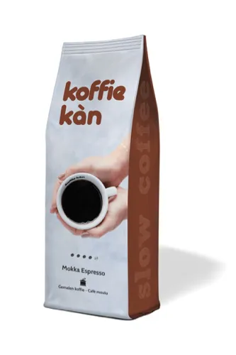Koffie Kan Koffie Kàn Mokka Espresso Gemalen (250 gr)