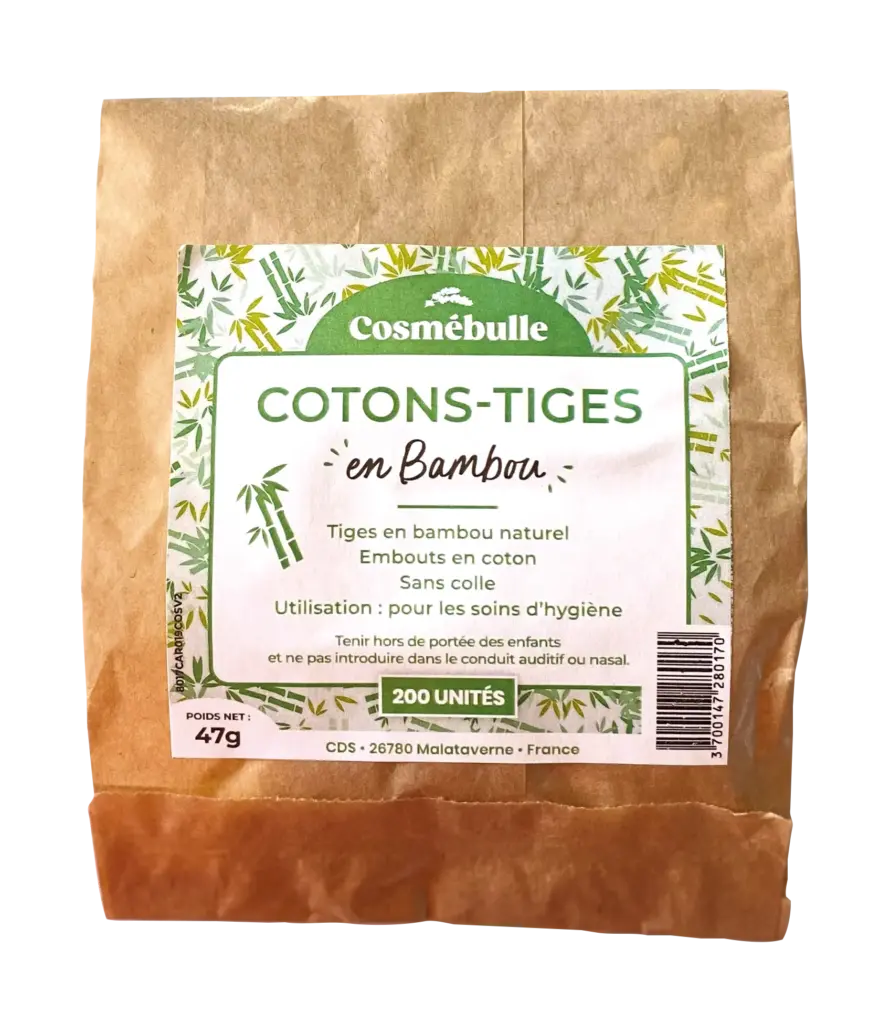 L'atelier Du Monde Cosmébulle Bamboe Wattenstaafjes (200 stuks)