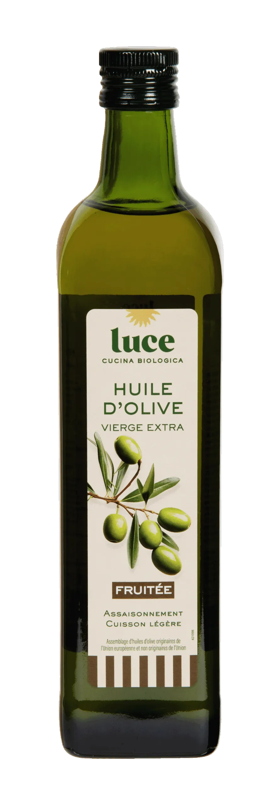 Luce Olijfolie Extra Vierge Fruitig Bio (750 ml)