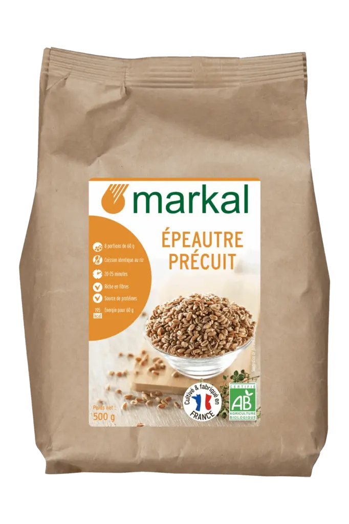 Markal Spelt Voorgekookt Bio (500 gr)