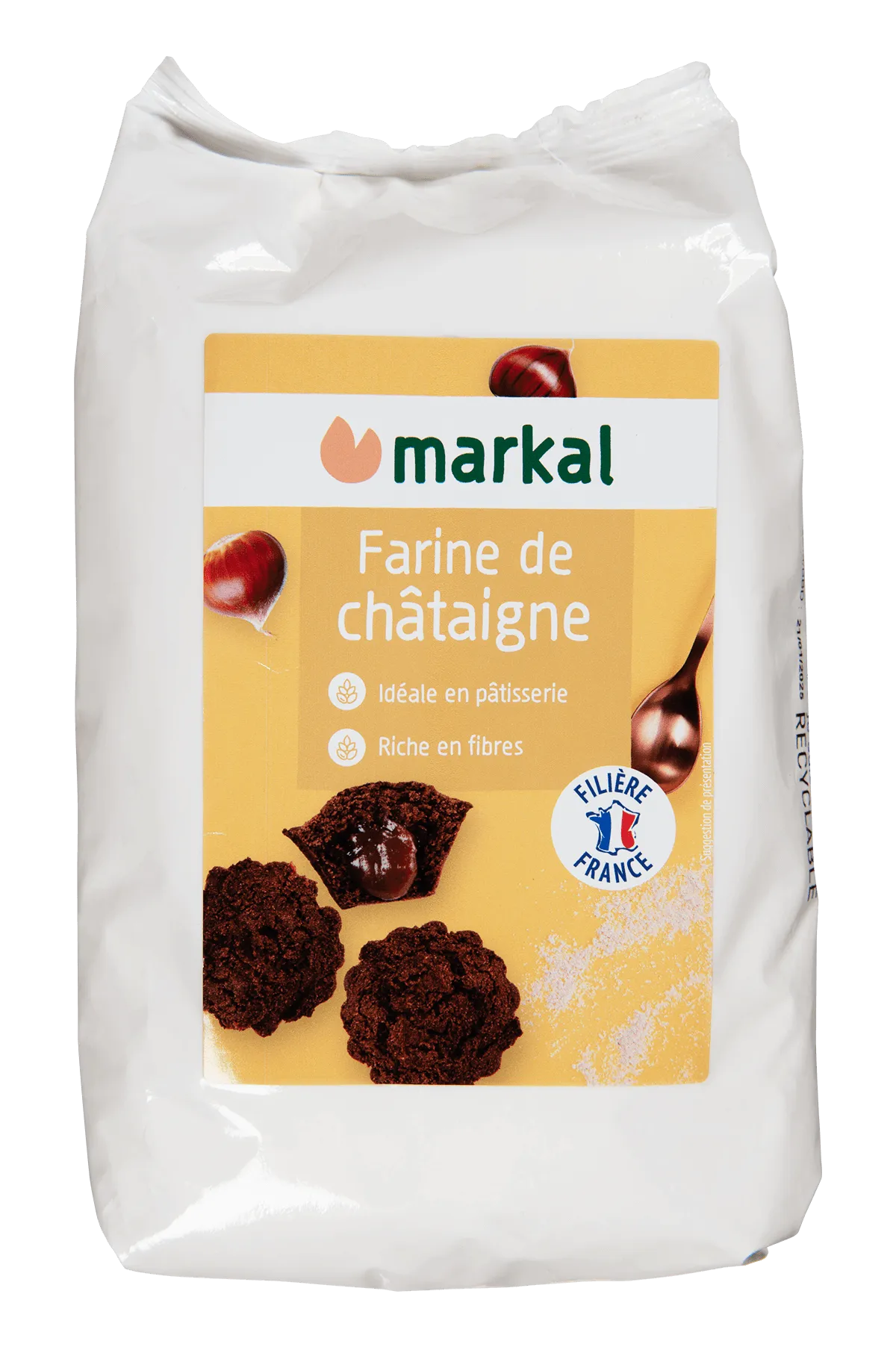 Markal Kastanjemeel Bio (500 gr)
