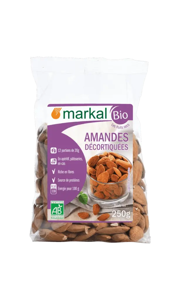 Markal Amandelen Gepeld Bio (250 gr)
