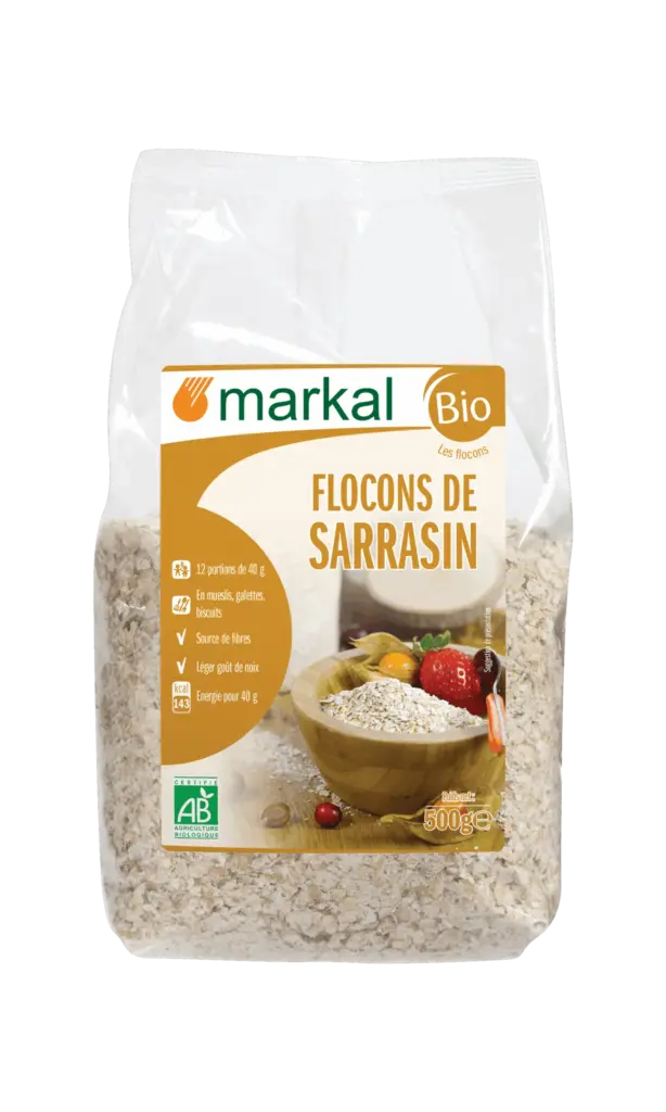 Markal Boekweitvlokken Bio (500 gr)