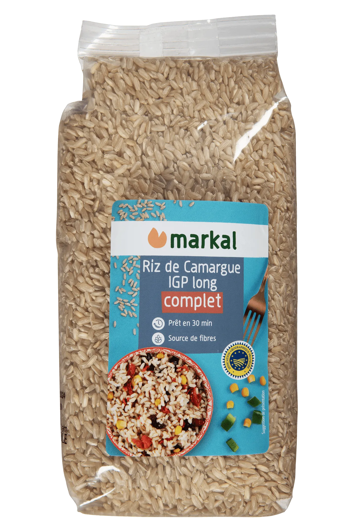 Markal Rijst Lang Volkoren Camargue Bio (1000 gr)