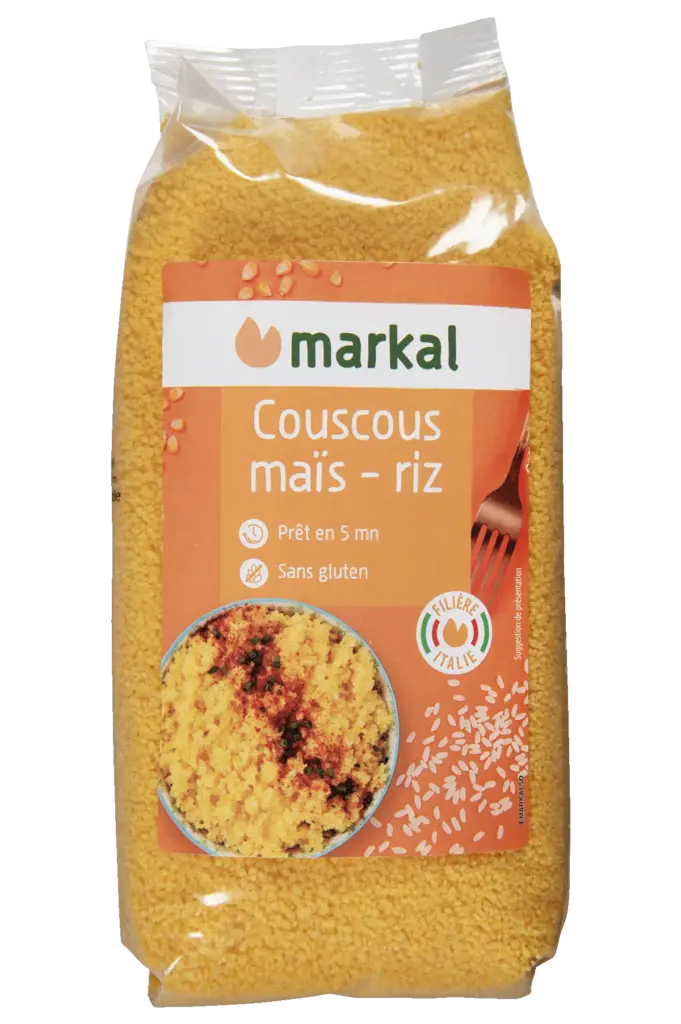 Markal Couscous 70% Maïs 30% Rijst Bio (500 gr)