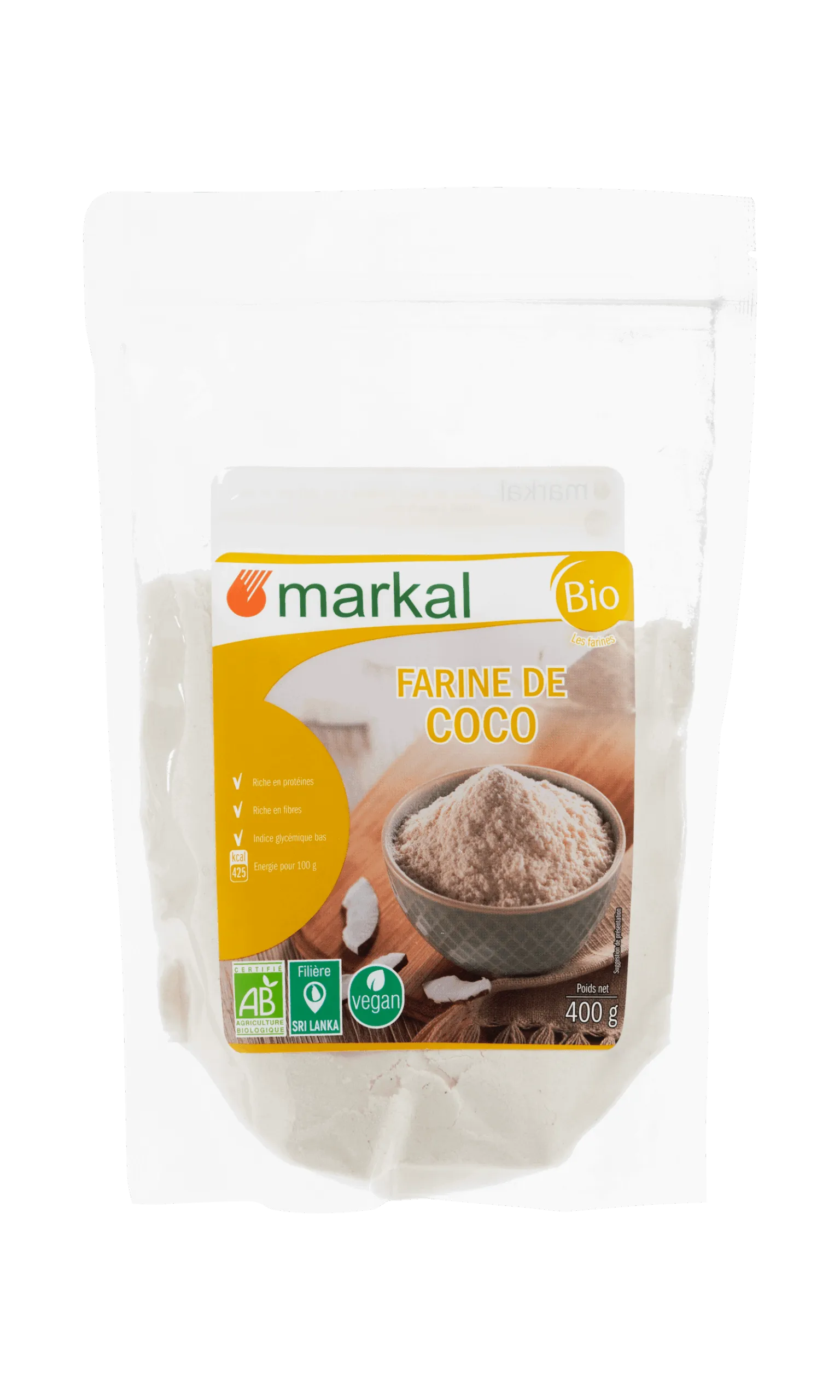 Markal Kokosmeel Bio (400 gr)