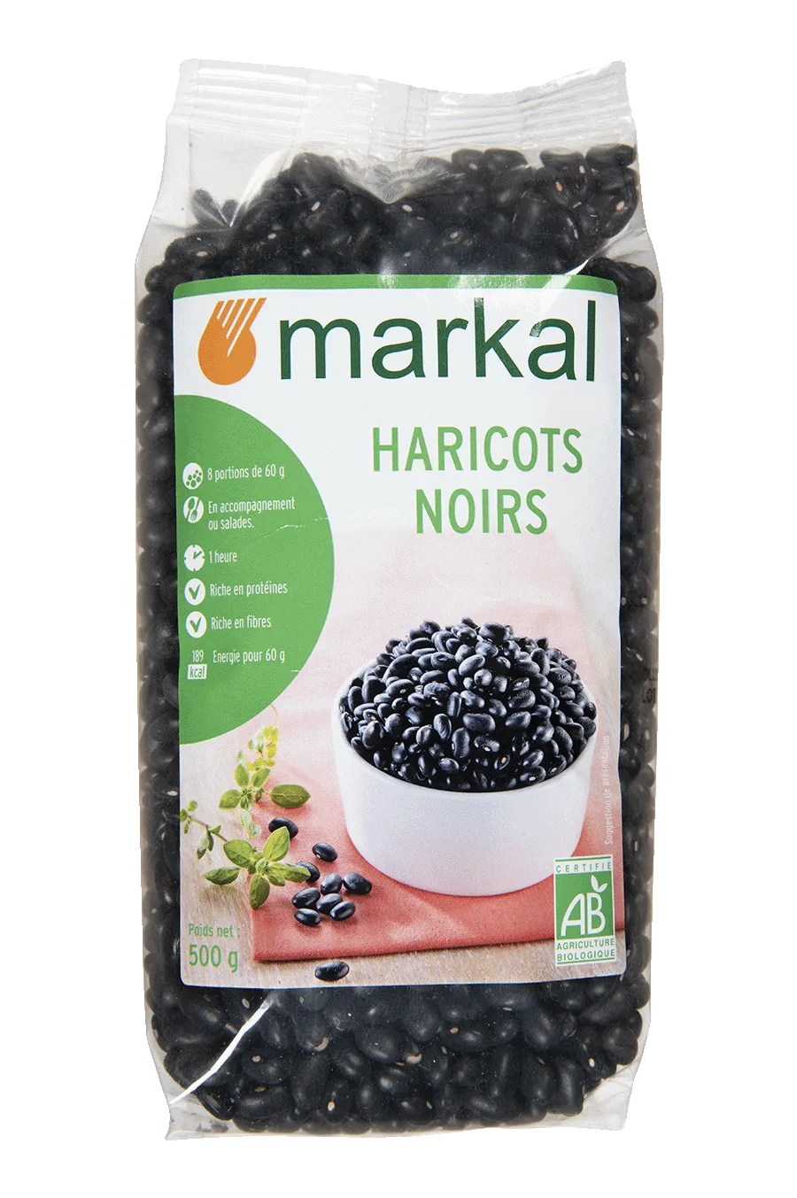 Markal Zwarte Bonen Bio (500 gr)