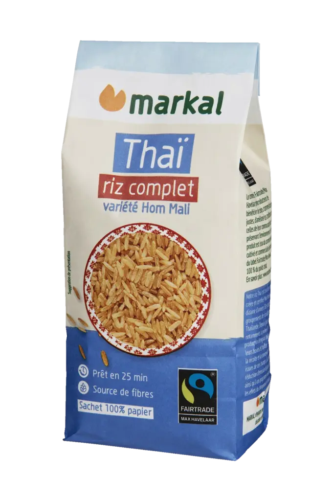 Markal Rijst Thaï Volkoren Fairtrade Bio (500 gr)