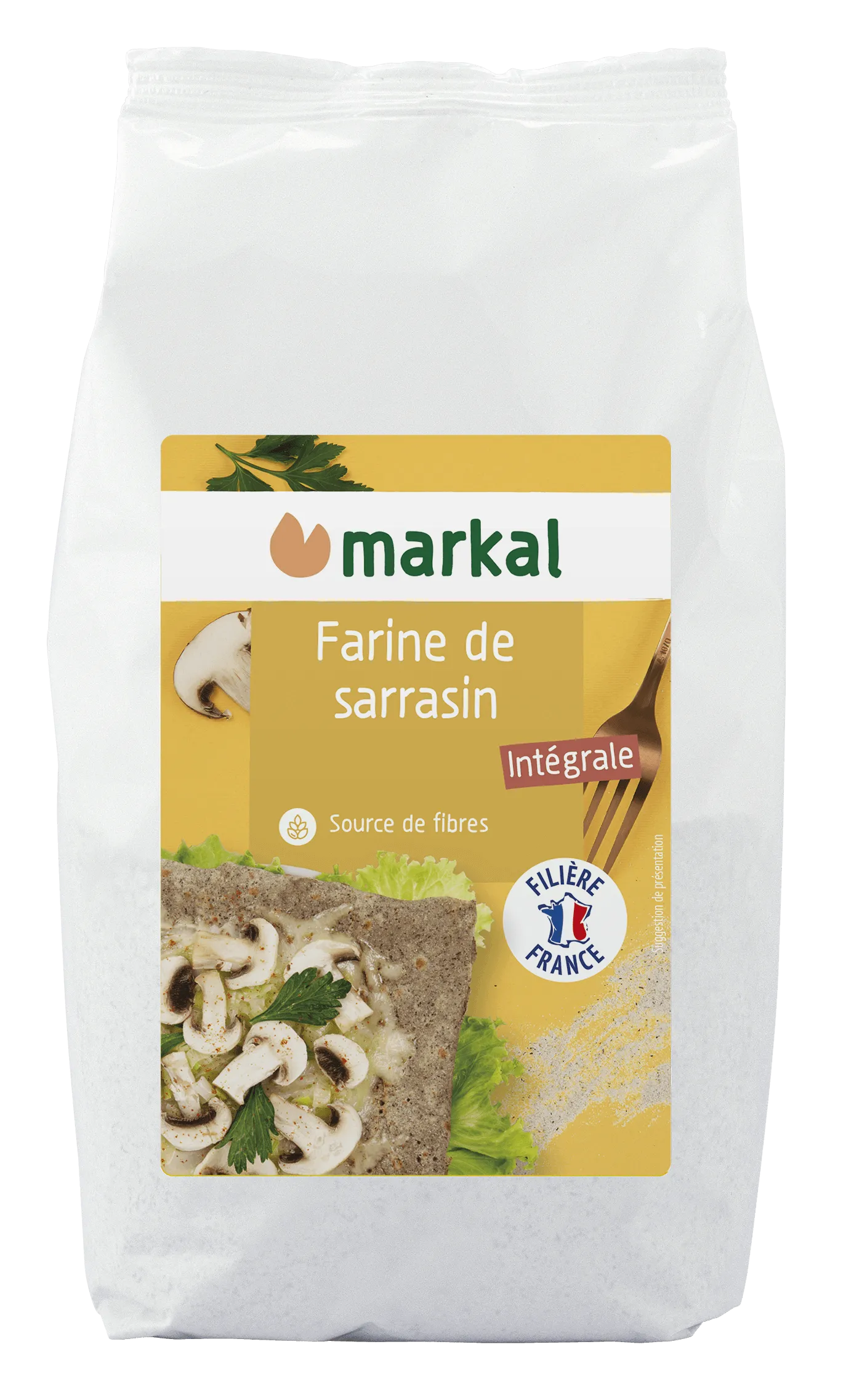 Markal Boekweitmeel Volkoren Bio (500 gr)