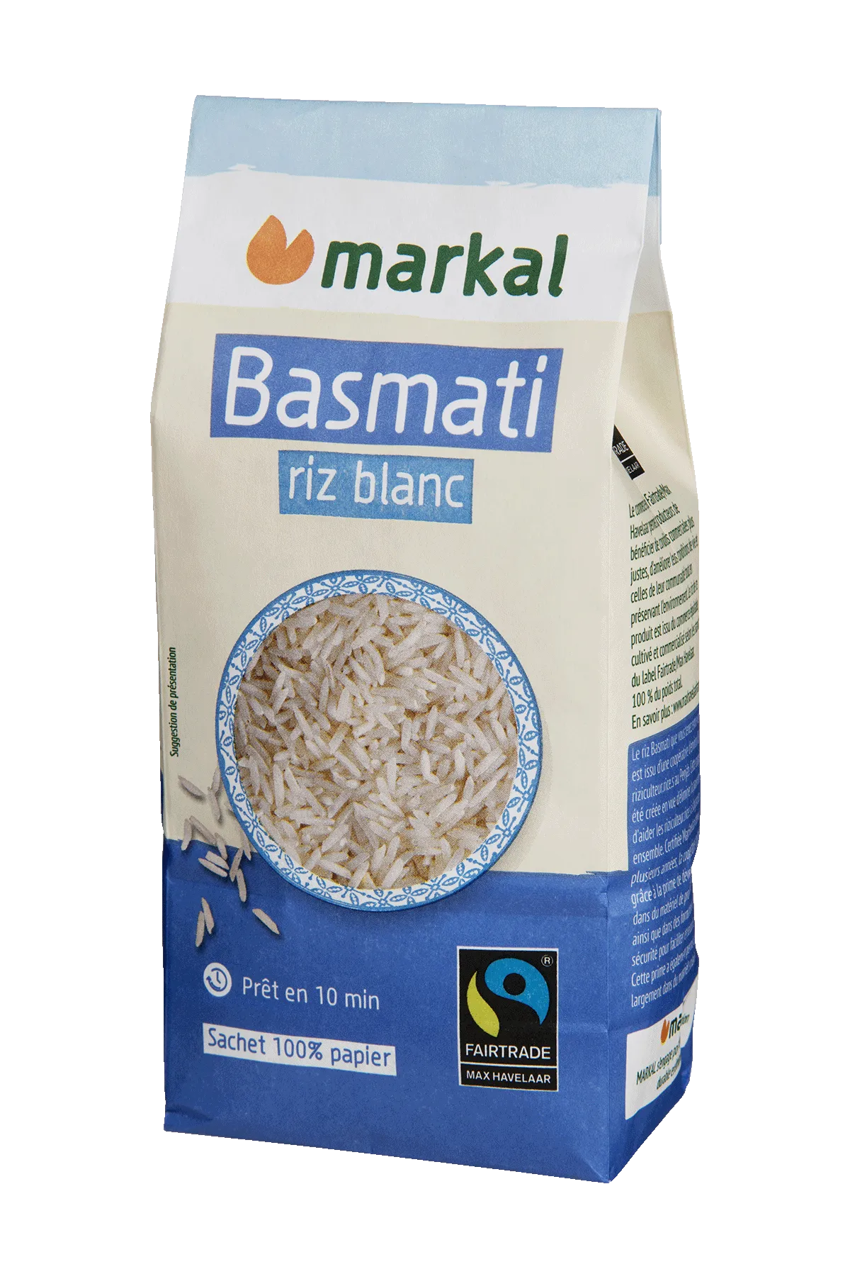 Markal Rijst Basmati Wit Bio (500 gr)