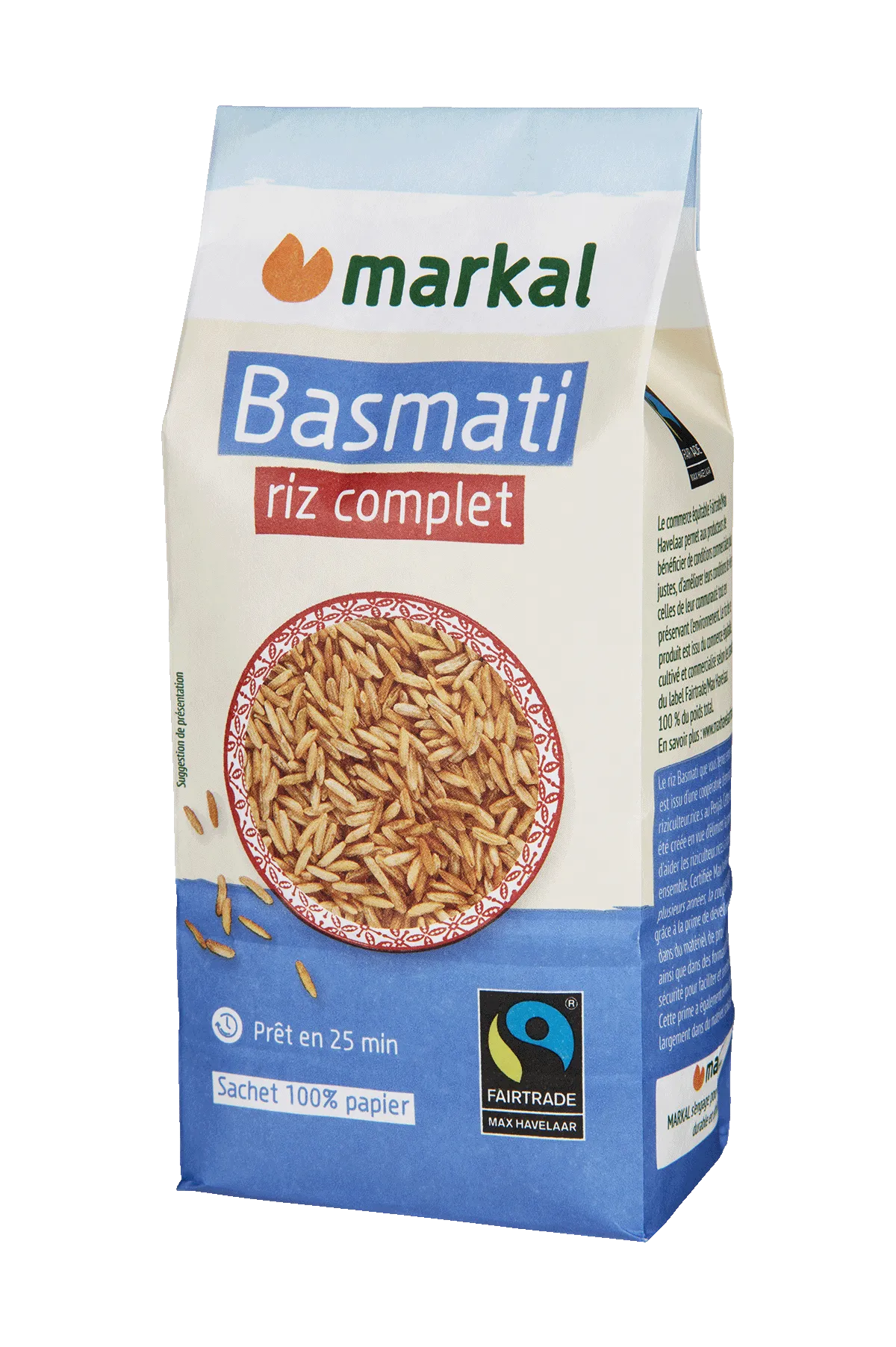 Markal Rijst Basmati Volkoren Bio (500 gr)
