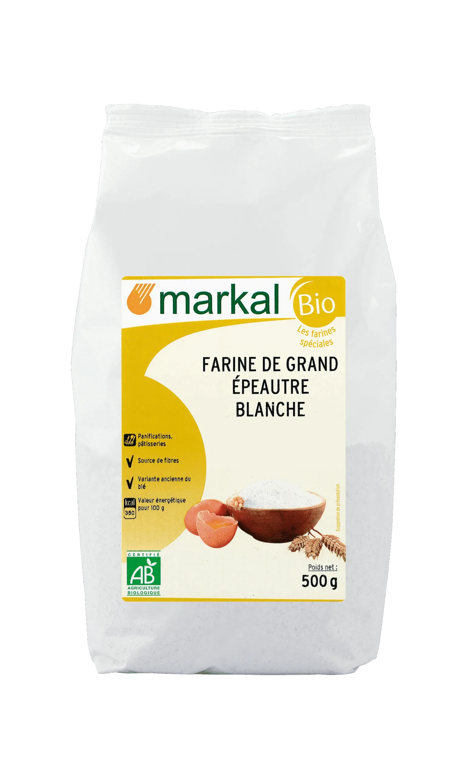 Markal Speltmeel Wit Bio (500 gr)