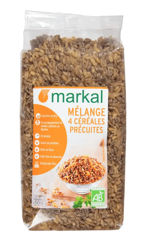 Markal Mix 4 Voorgekookte Granen Bio (500 gr)