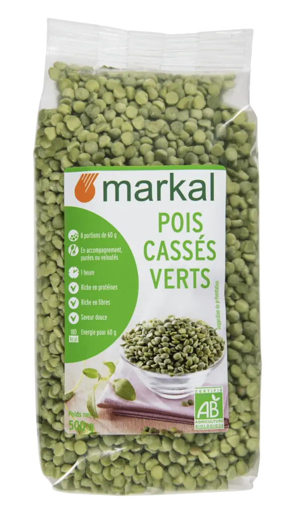 Markal Spliterwten Groen Bio (500 gr)