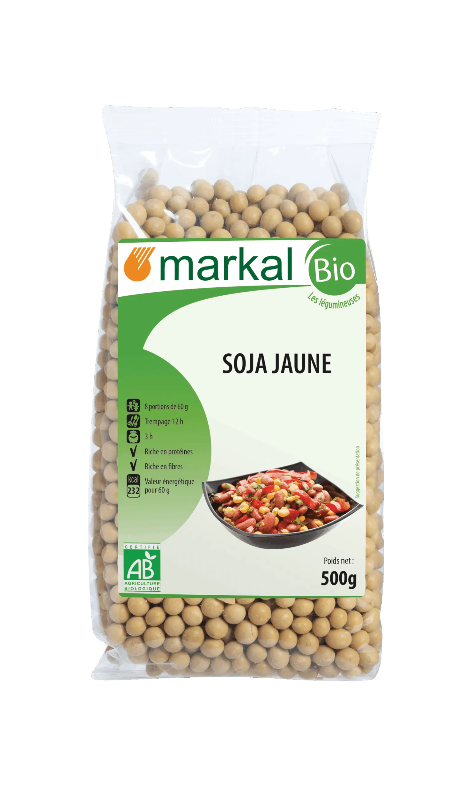 Markal Soja Geel Bio (500 gr)