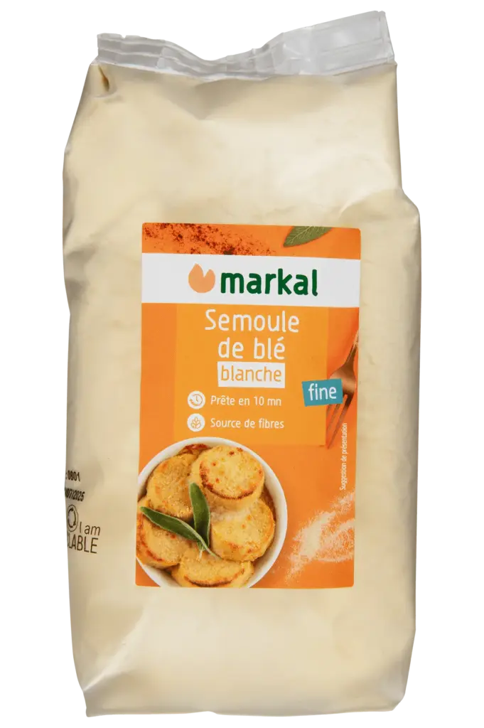 Markal Griesmeel Tarwe Wit Fijn Bio (500 gr)